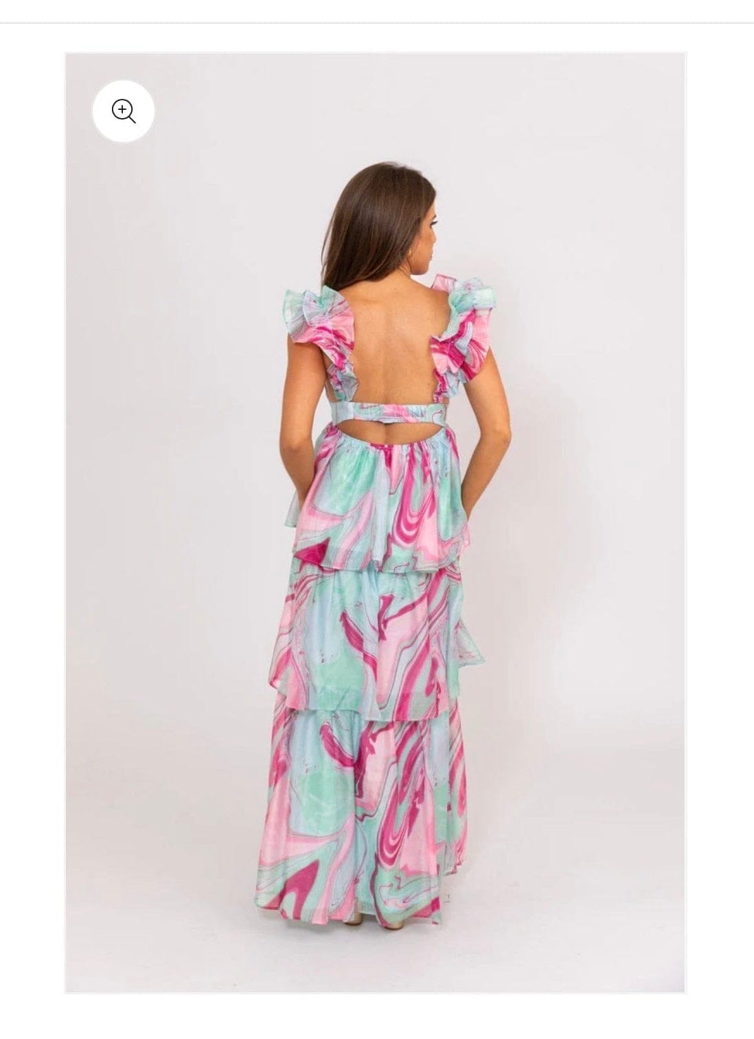 Cotton Candy Swirl Maxi Dresses 