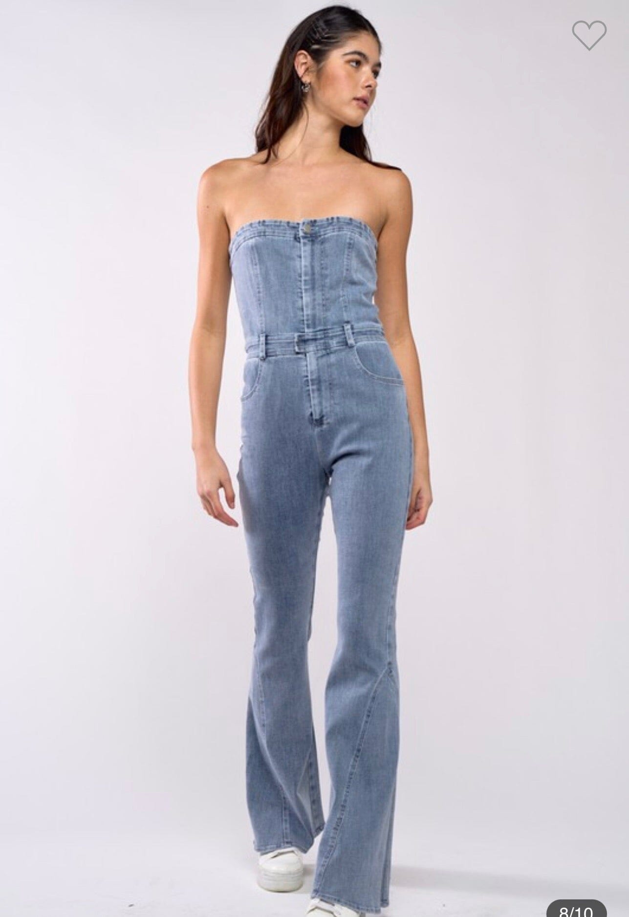 Country Flare Jumpsuit Denim 