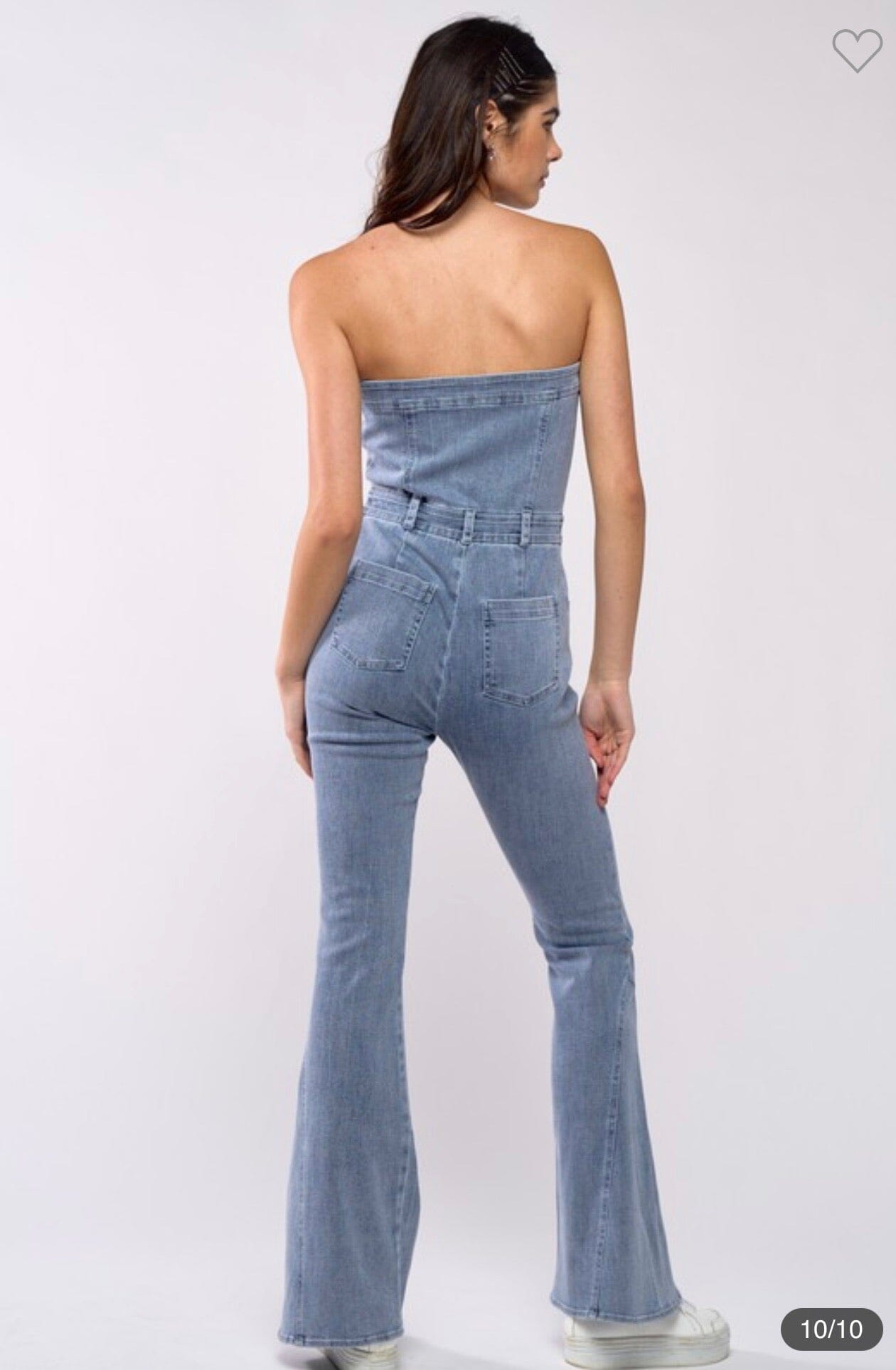 Country Flare Jumpsuit Denim 