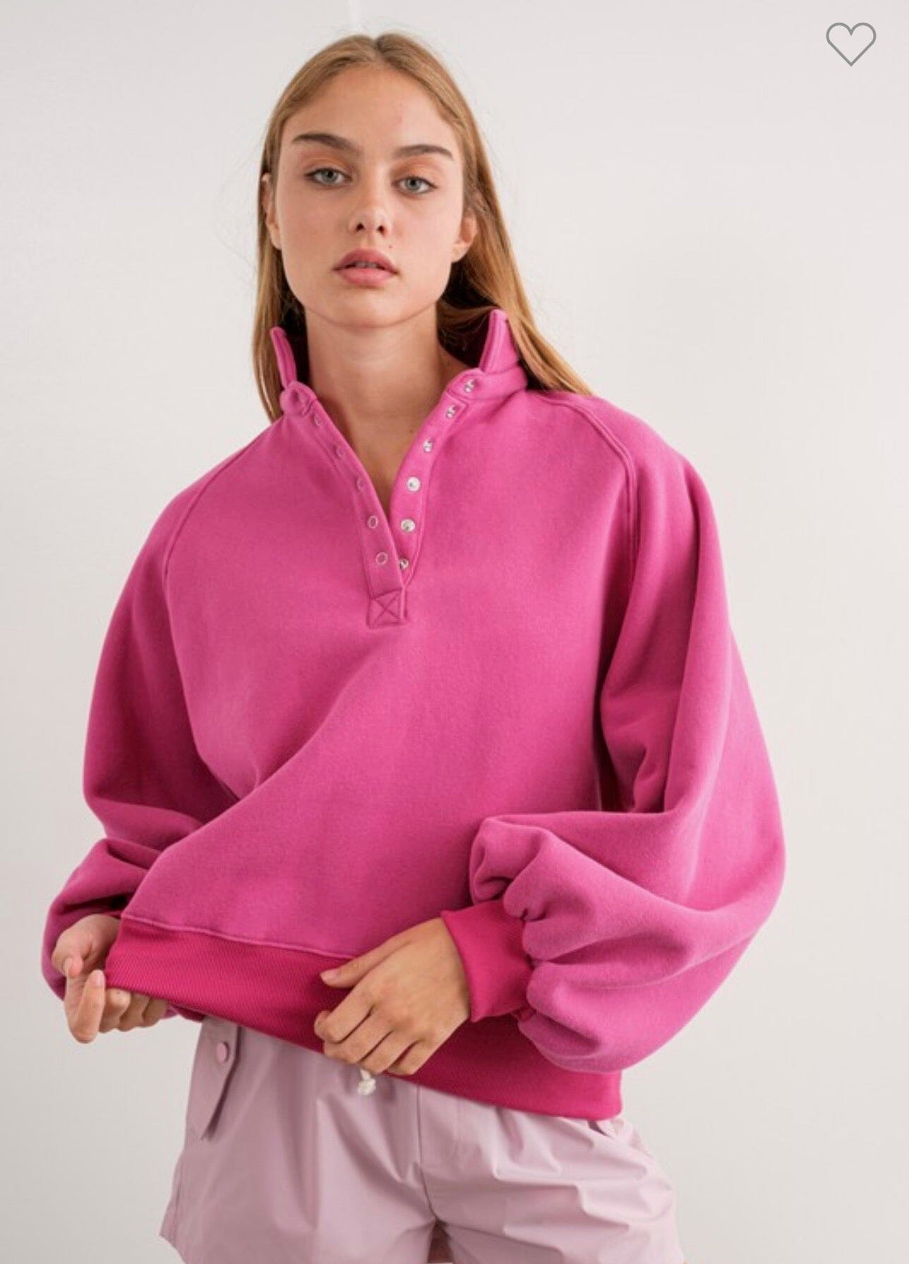 Cozy Crossover Pullover Outerwear 
