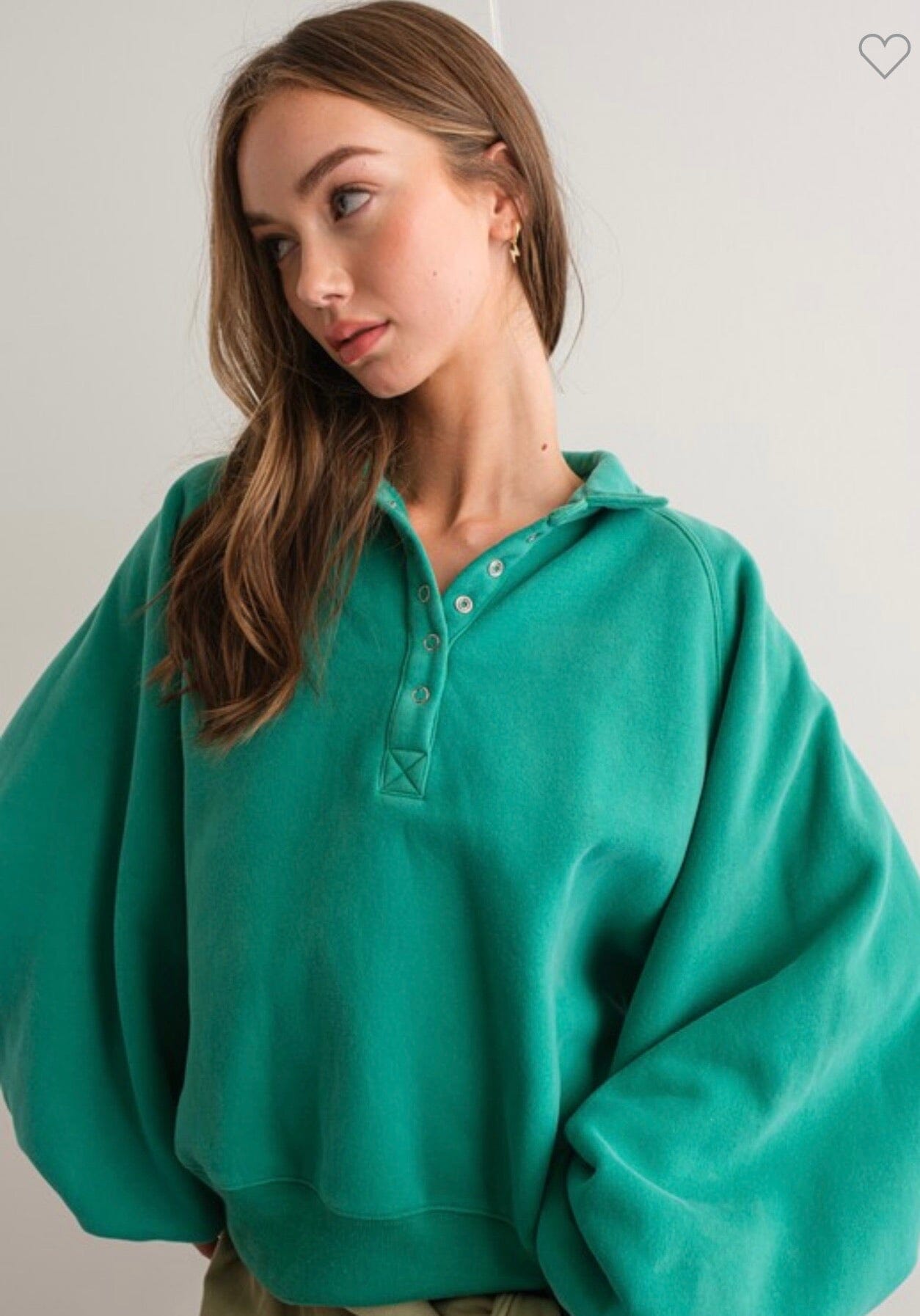 Cozy Crossover Pullover Outerwear 