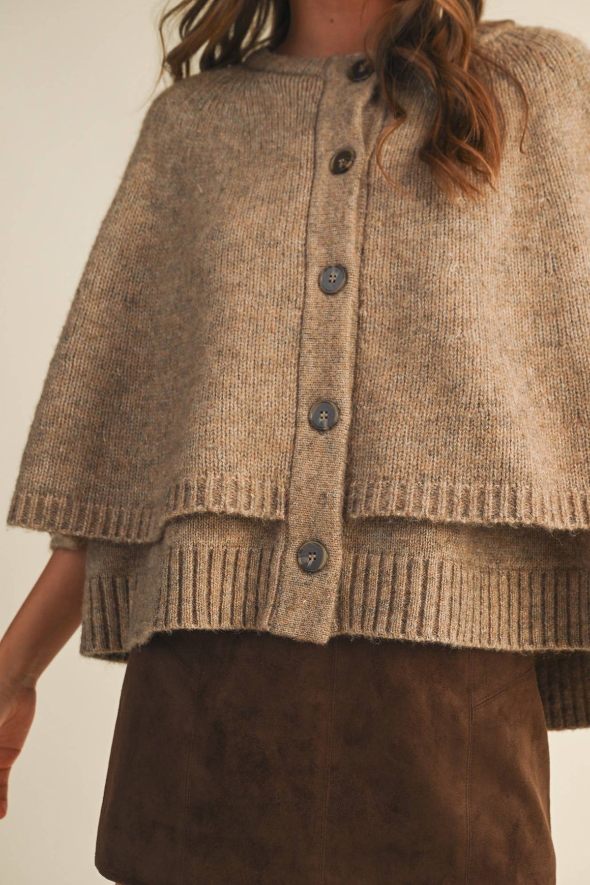 Adriana Cape Sweater