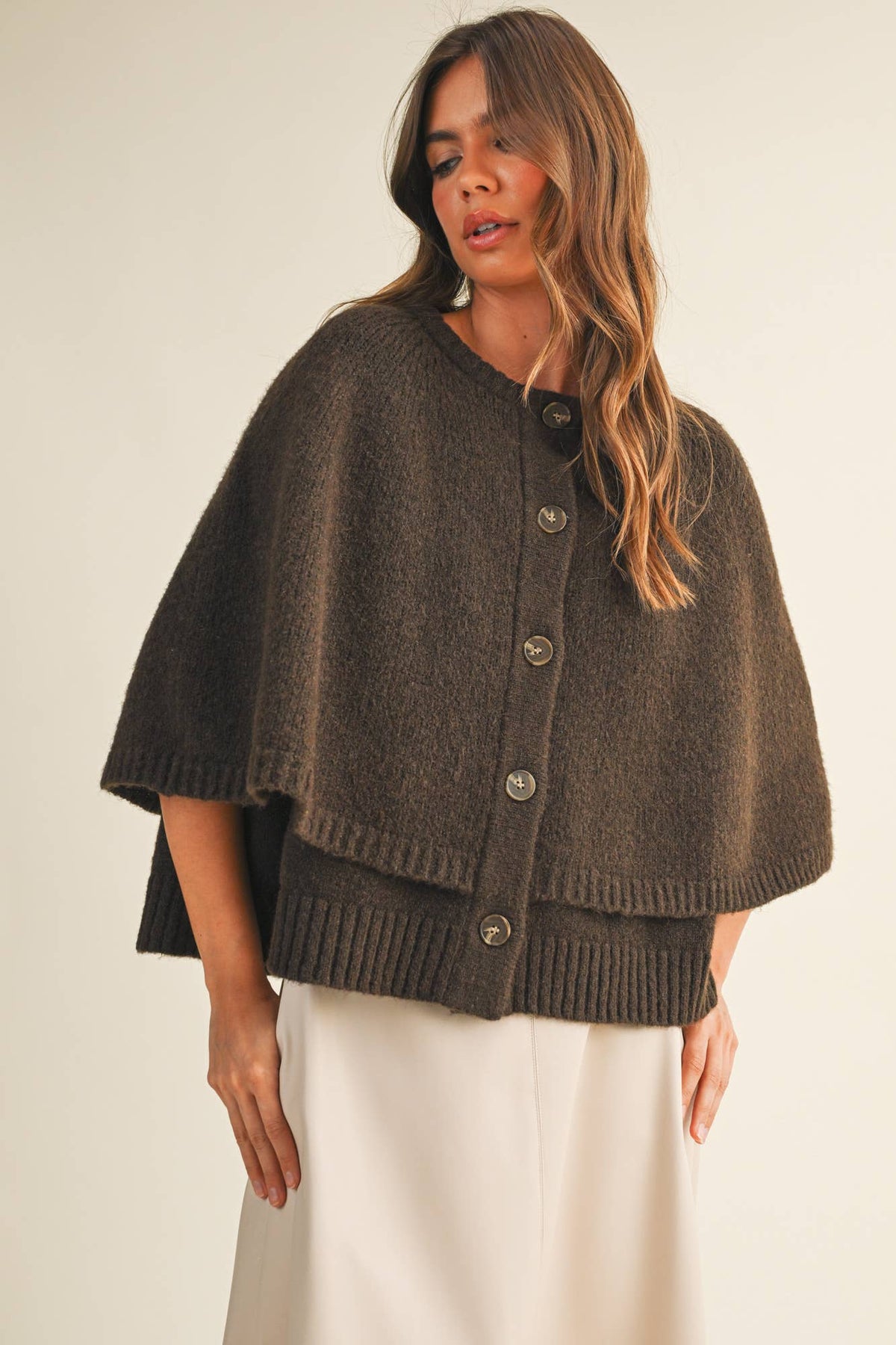 Adriana Cape Sweater