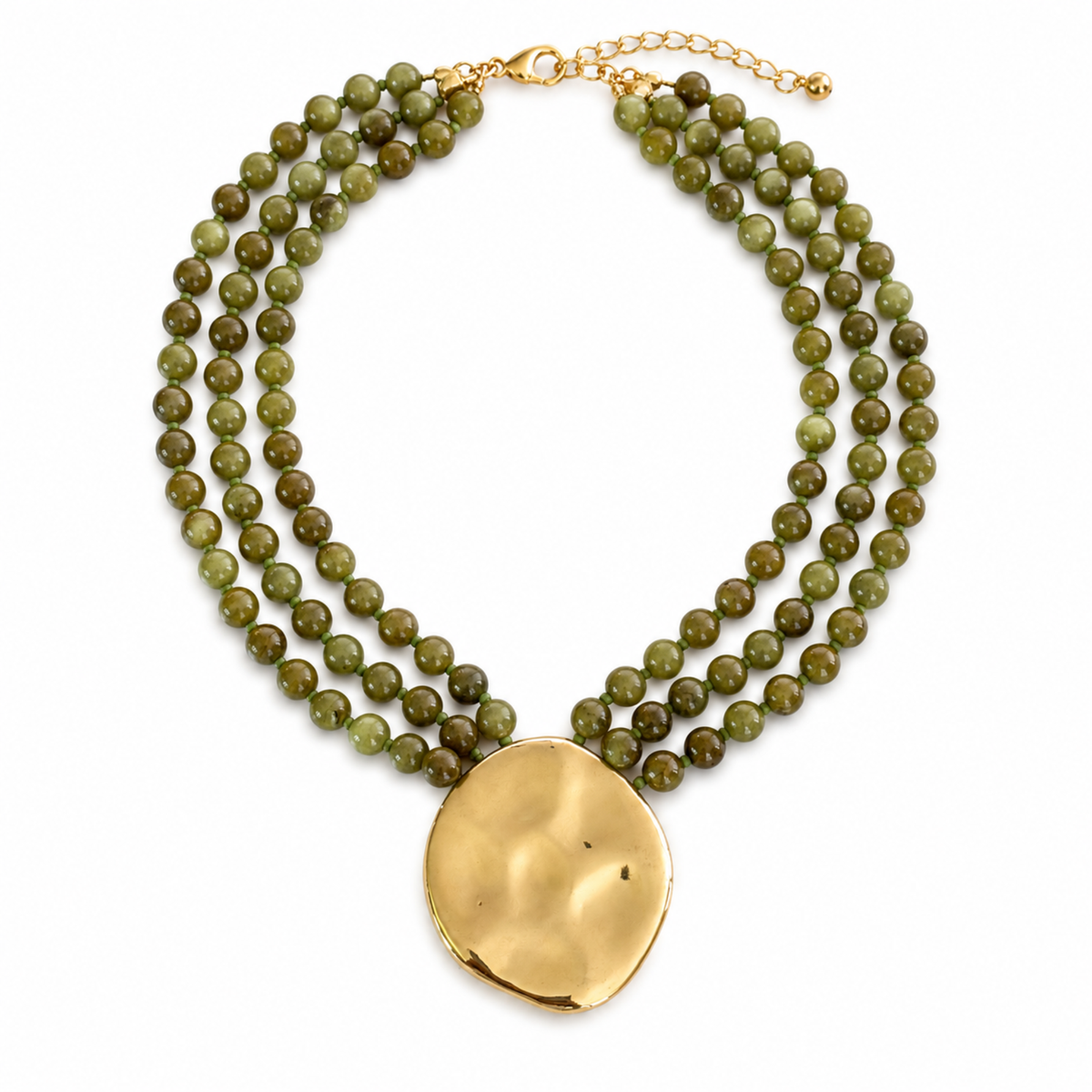 Draping Statement Beaded Necklace