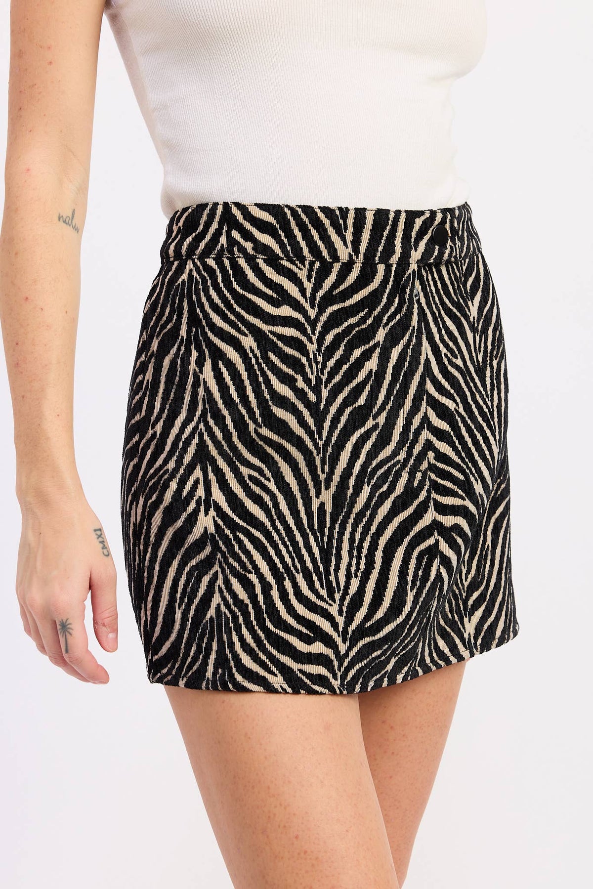 Zana Zebra Skirt