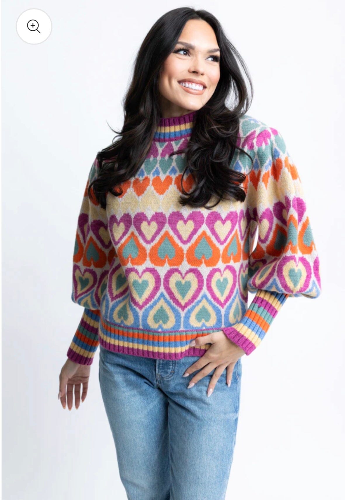 Heart On My Mind Sweater Tops 