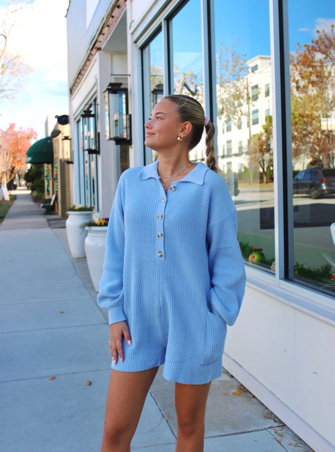 Olivia Sweater Romper romper 