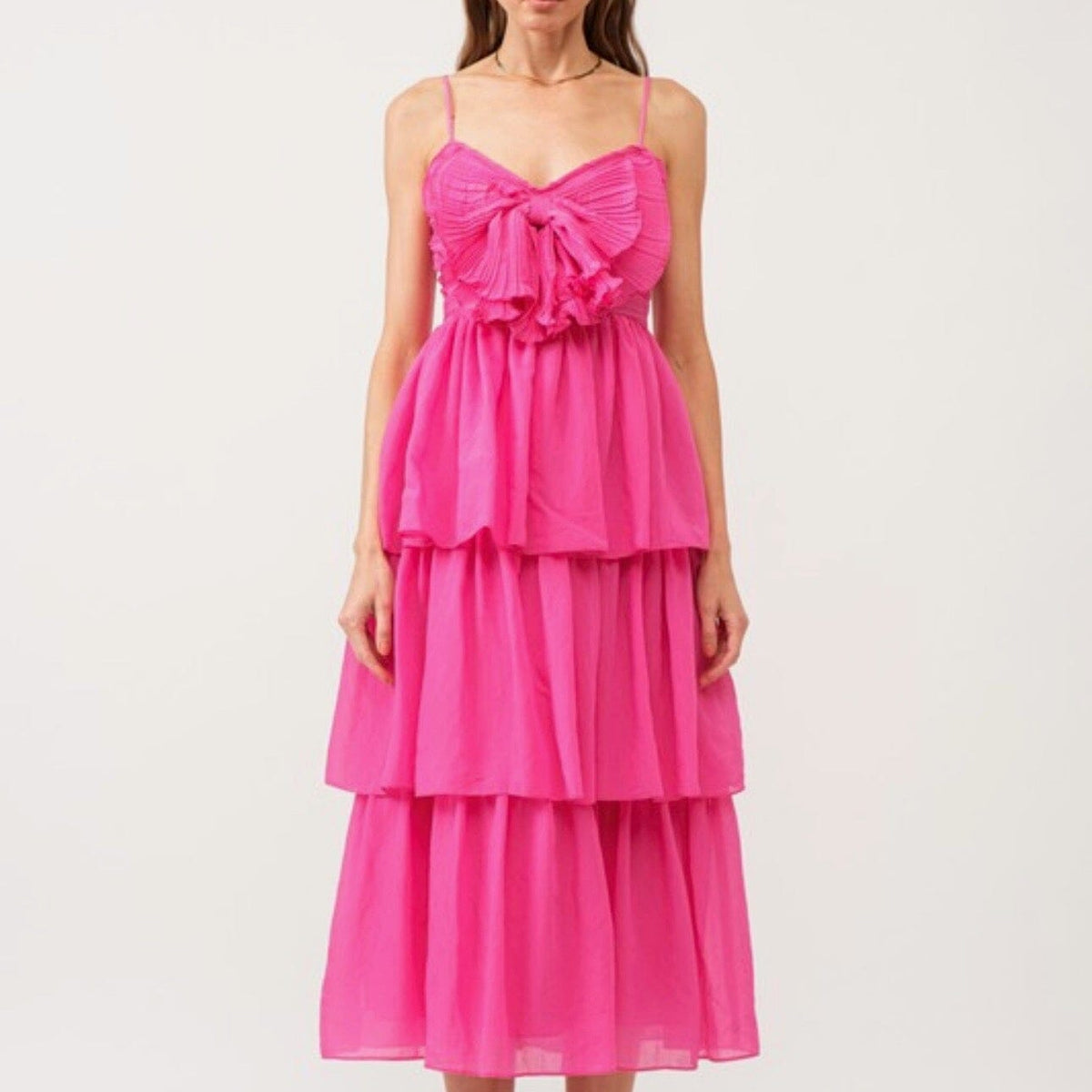 open lace back dress Pretty In Pink Dress