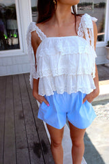 Renny Ruffle Top Tops 