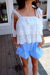 Renny Ruffle Top Tops 