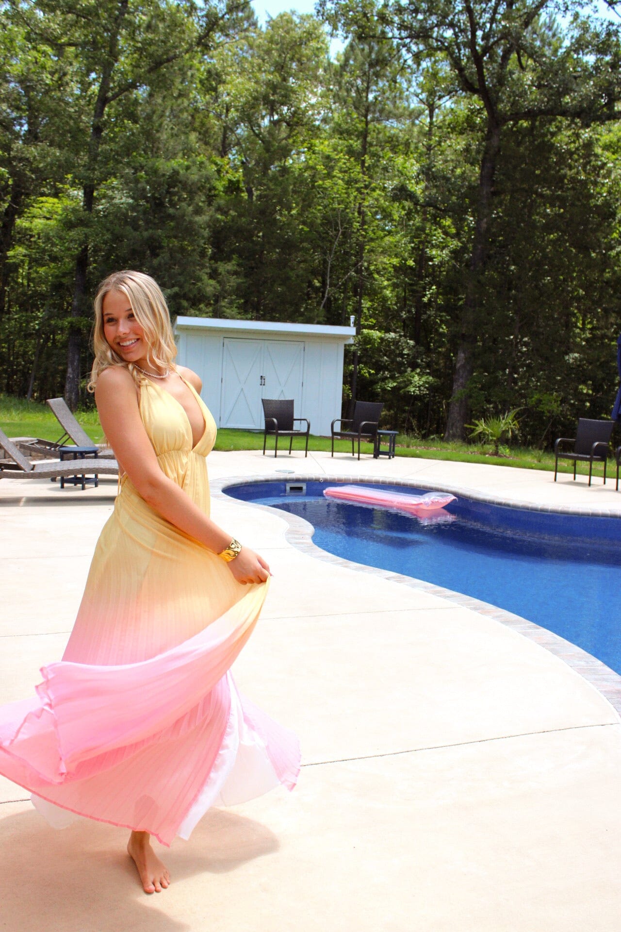 Skylar Ombre Maxi Dress Skylar Ombre Maxi Dress