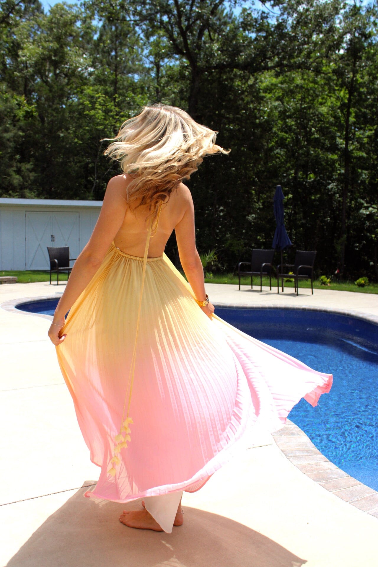 Skylar Ombre Maxi Dress Skylar Ombre Maxi Dress