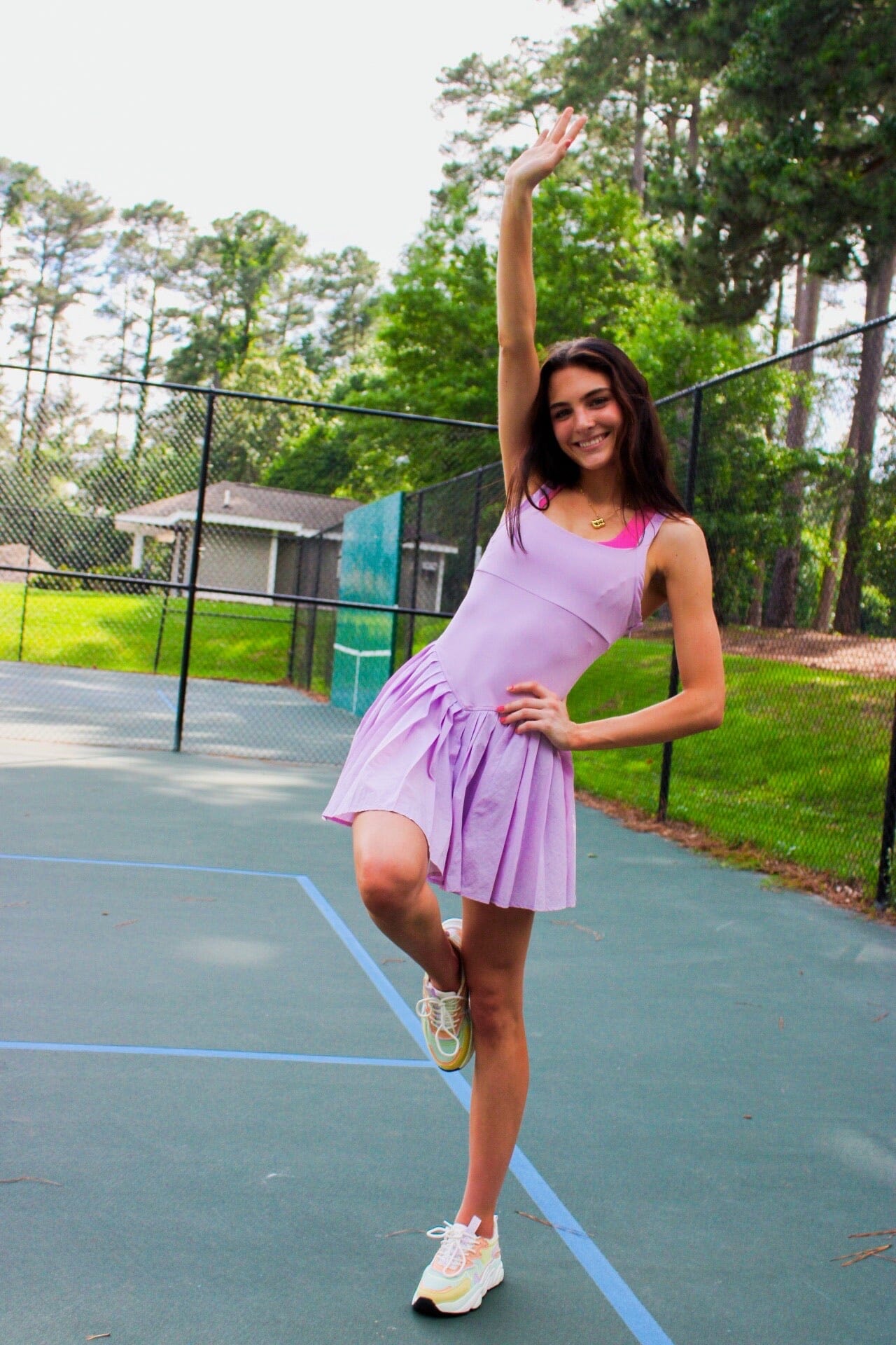 Stella Pleated Sporty Romper 