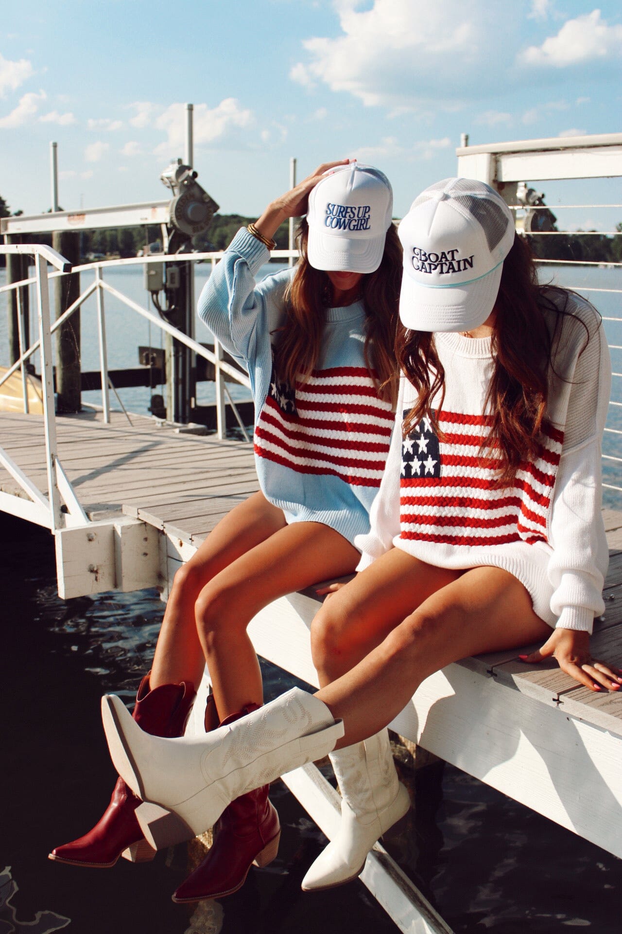 Surfs Up Cowgirl Trucker Hat Accessories 