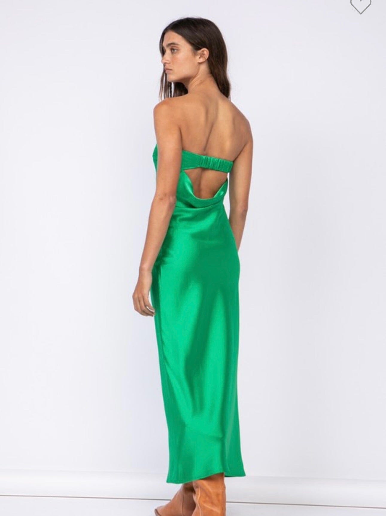 Sydney Satin Midi Dress Dresses 