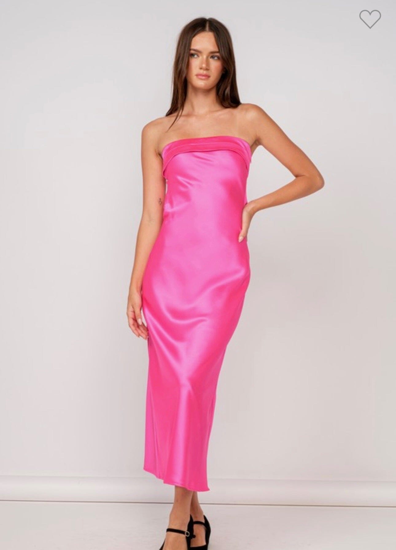 Sydney Satin Midi Dress Dresses 