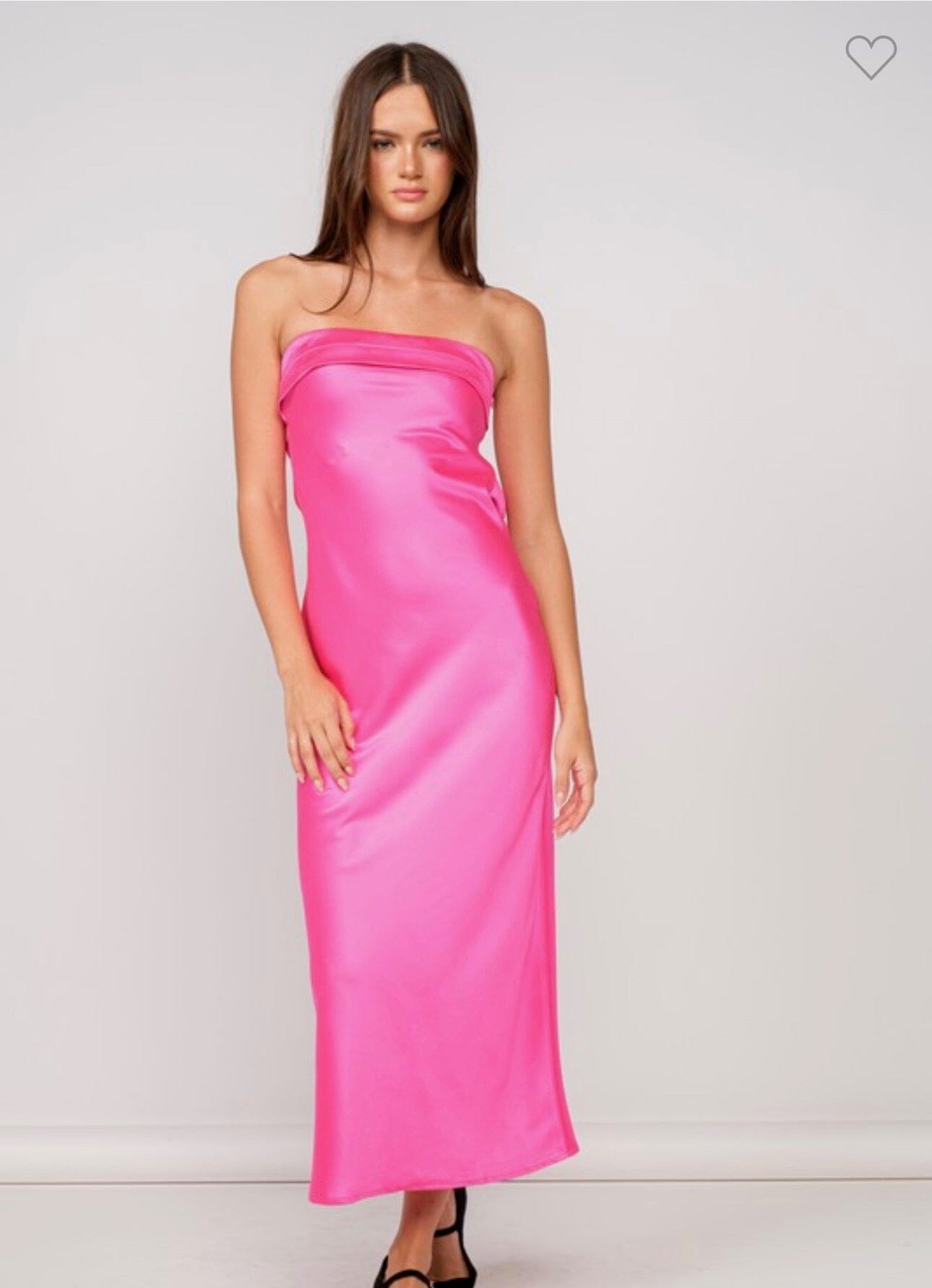 Sydney Satin Midi Dress Dresses 