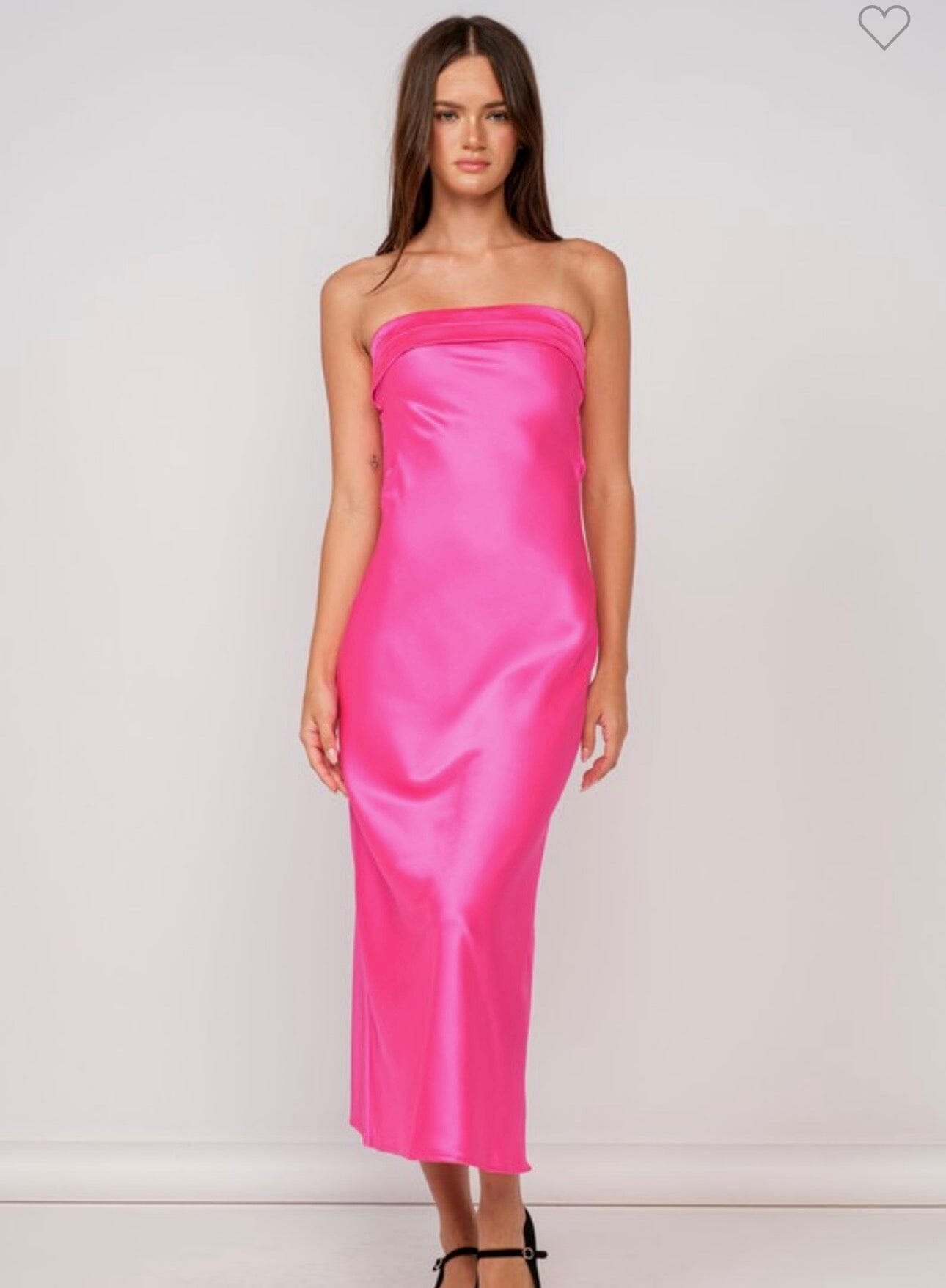 Sydney Satin Midi Dress Dresses 