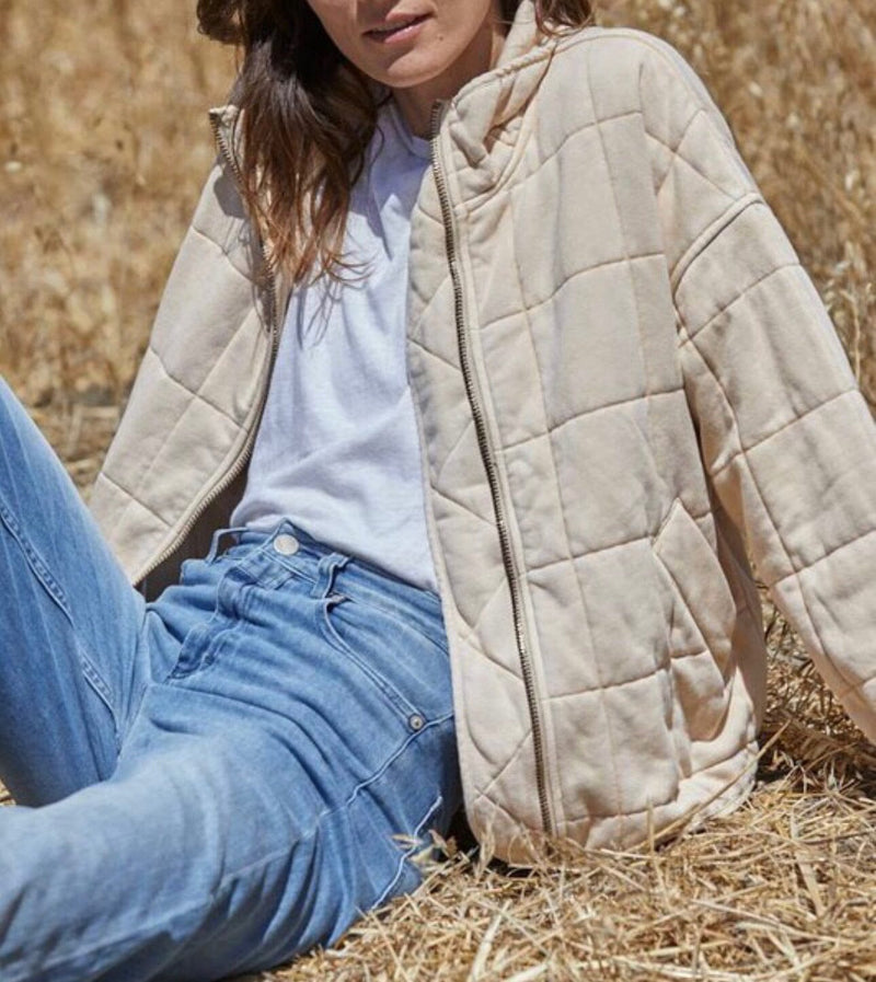 The Aubrey Quilted Jacket Tops 