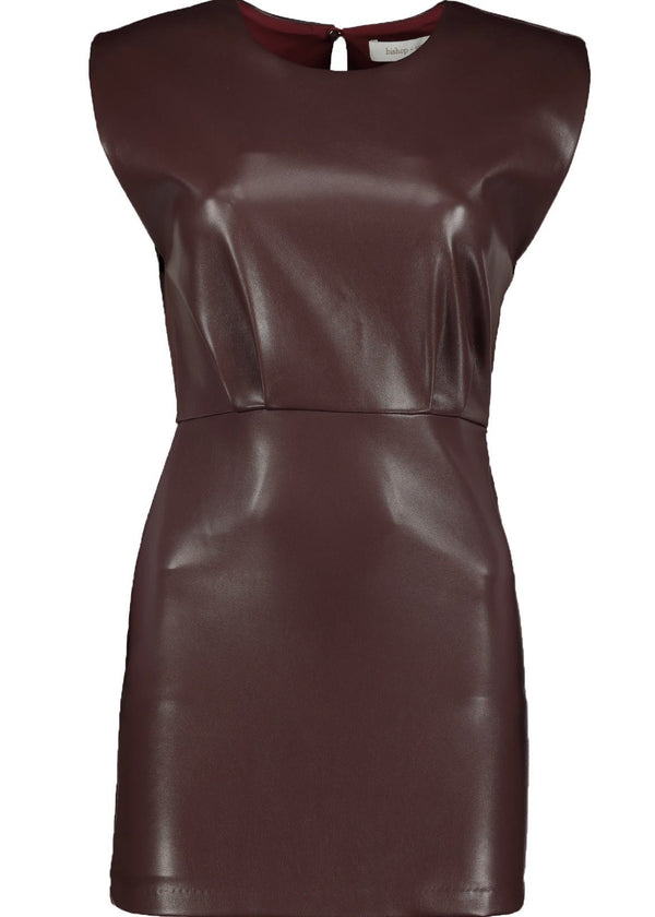 B&Y Hayden Vegan Leather Dress Dresses 