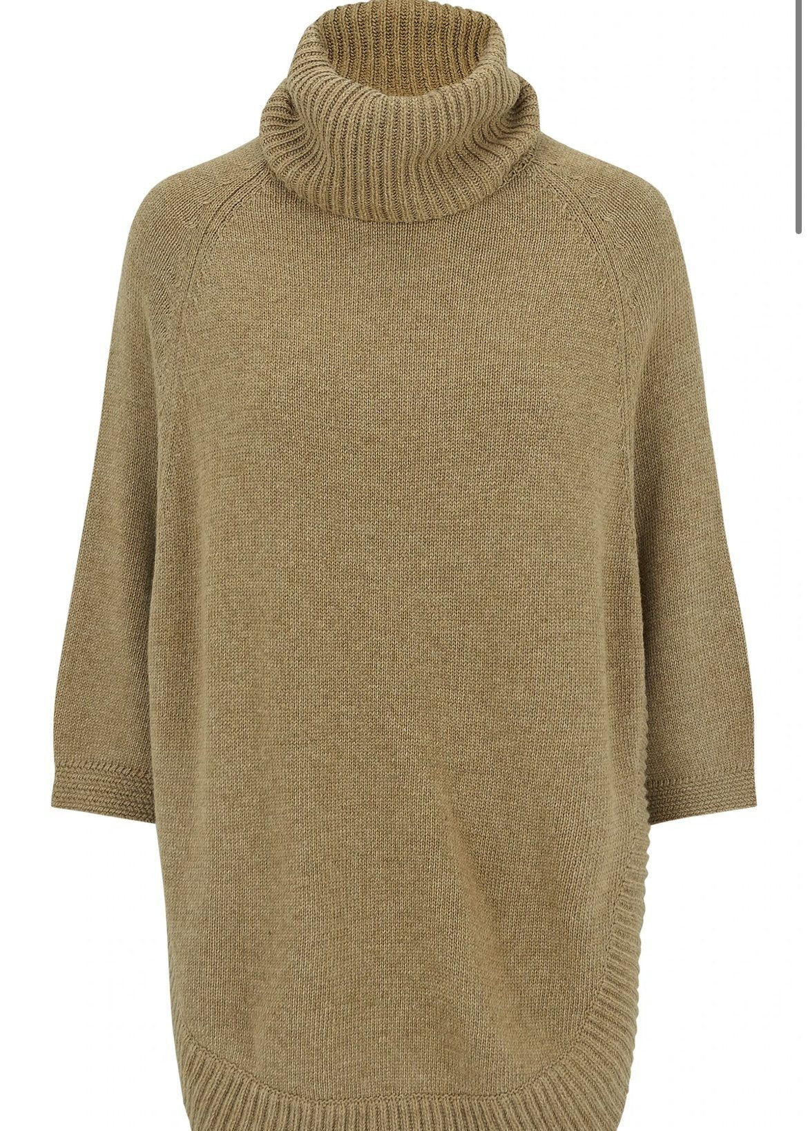 B&Y Naomi Turtleneck Poncho Outerwear 