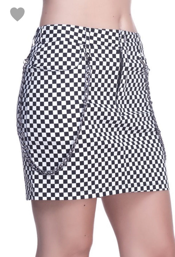 Checkmate Grunge Skirt Bottoms 