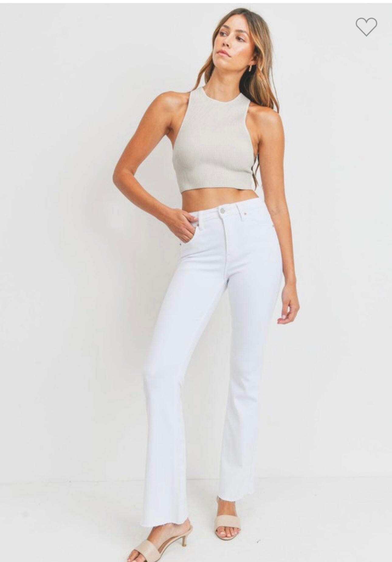 Delray Skinny Flare Jeans Bottoms 
