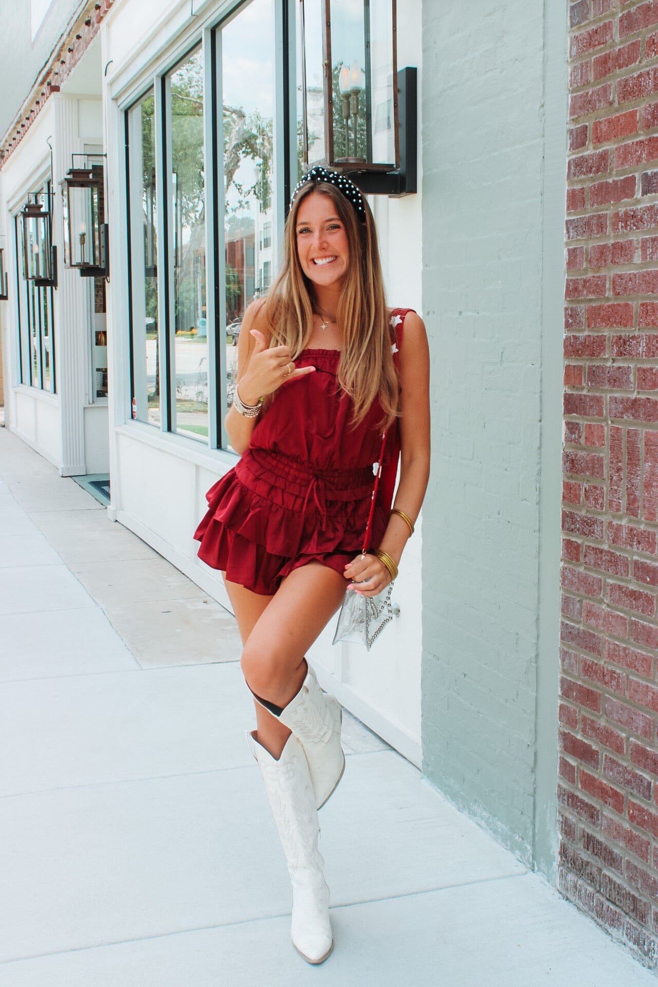 Feeling Cocky Romper Dresses 