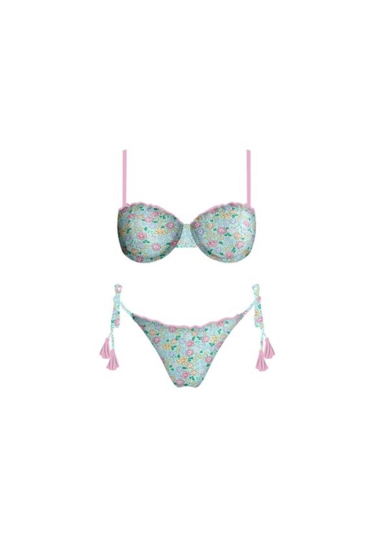 Flower Fields Bikini Bottom Accessories 