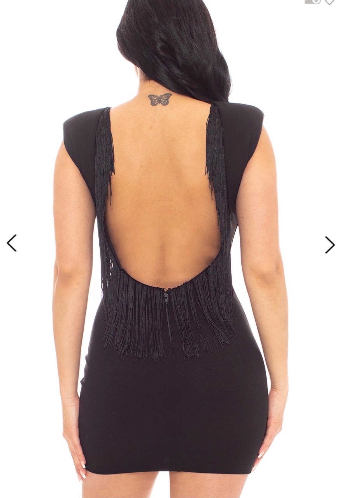Fringe Mini Dress Dresses 
