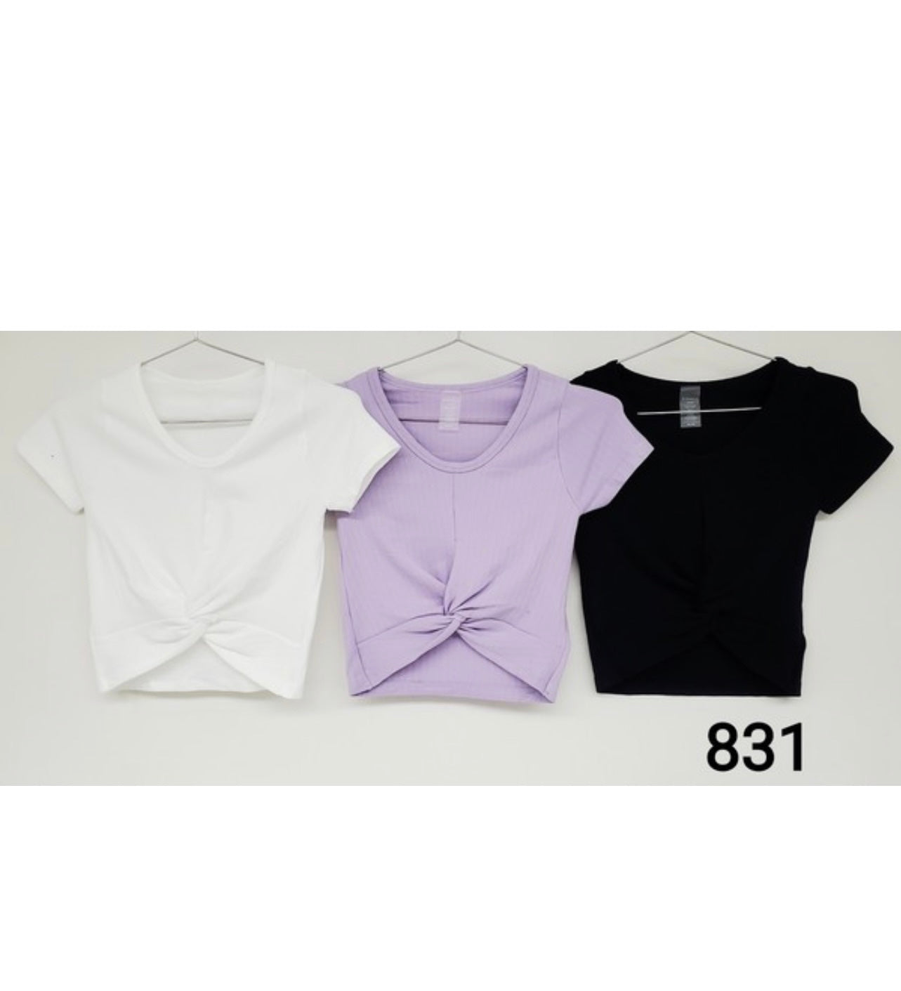 Get Twisted Cropped Tee Top 