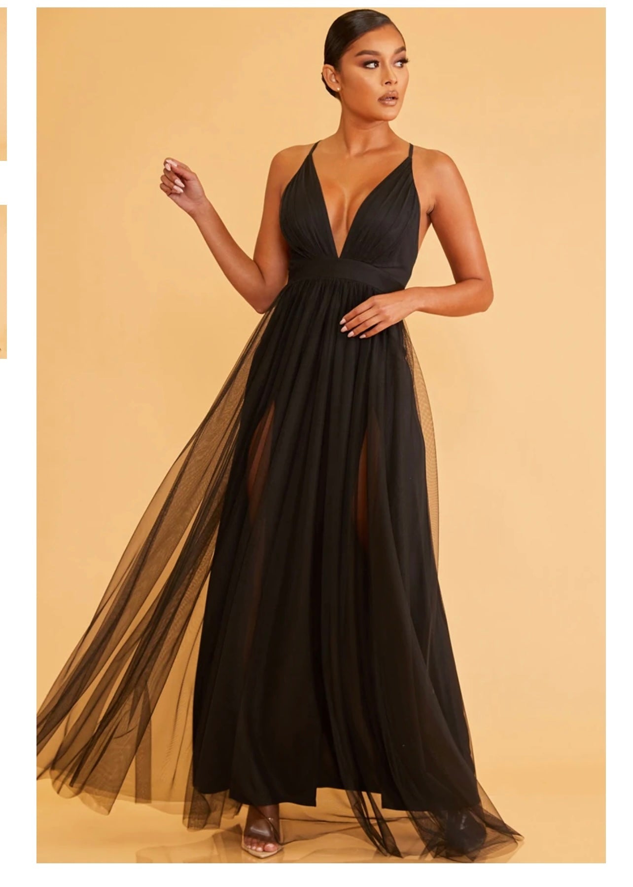 Glam Mesh Gown Apparel & Accessories 