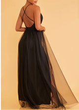 Glam Mesh Gown Apparel & Accessories 