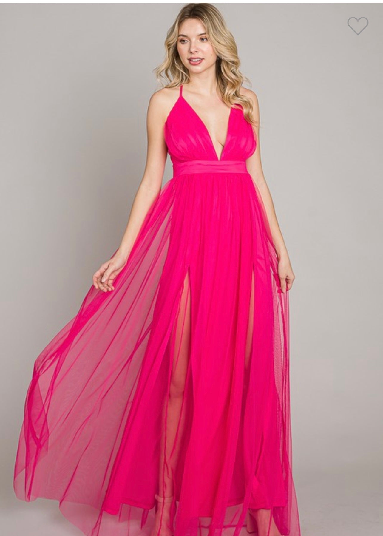 Glam Mesh Gown Apparel & Accessories 