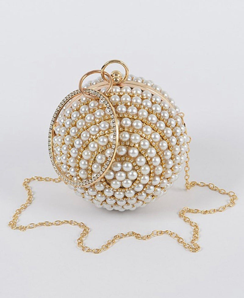 Iridescent Pearl Clutch Accessories 