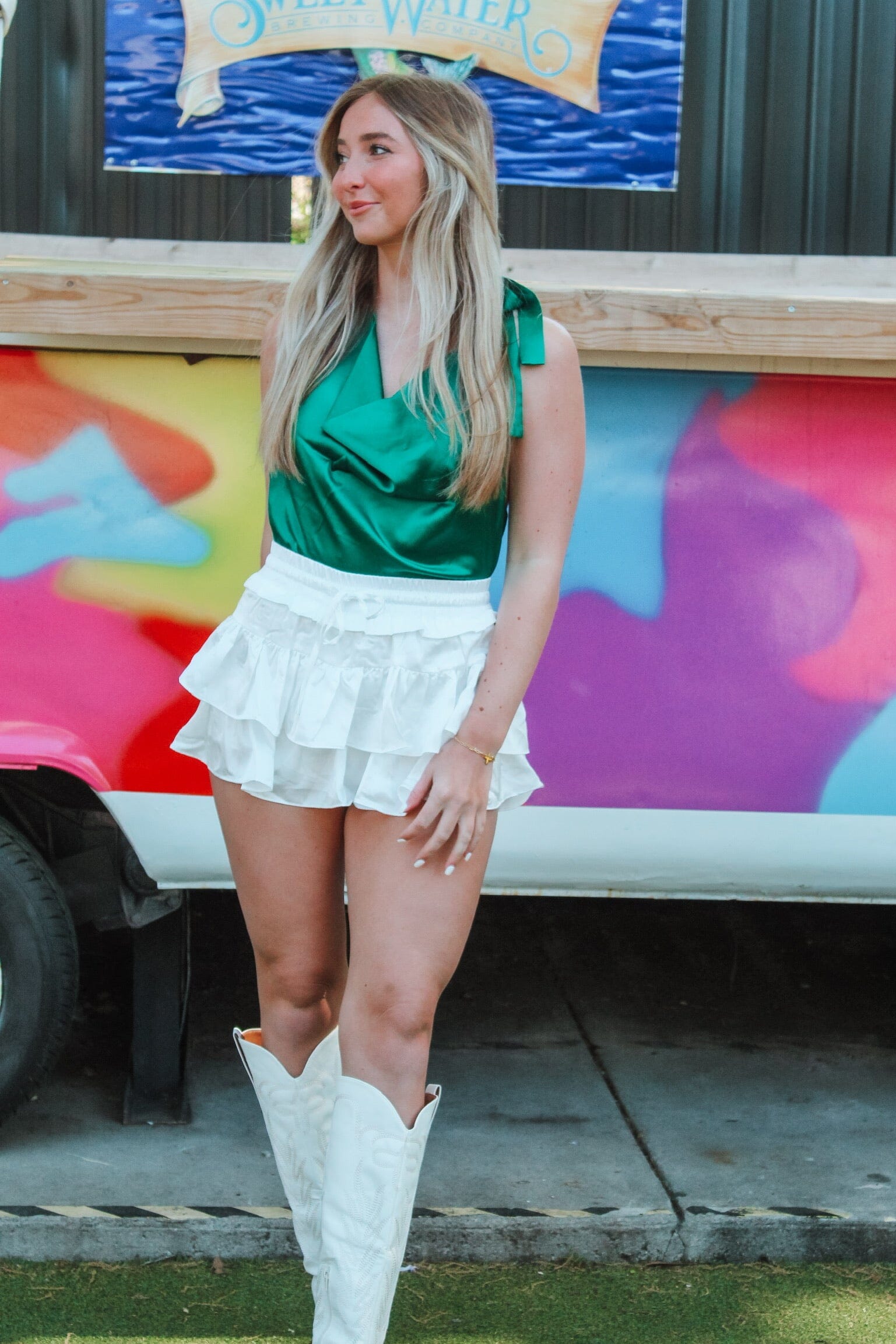 Lucky Charm Cowl Top Shirts & Tops 