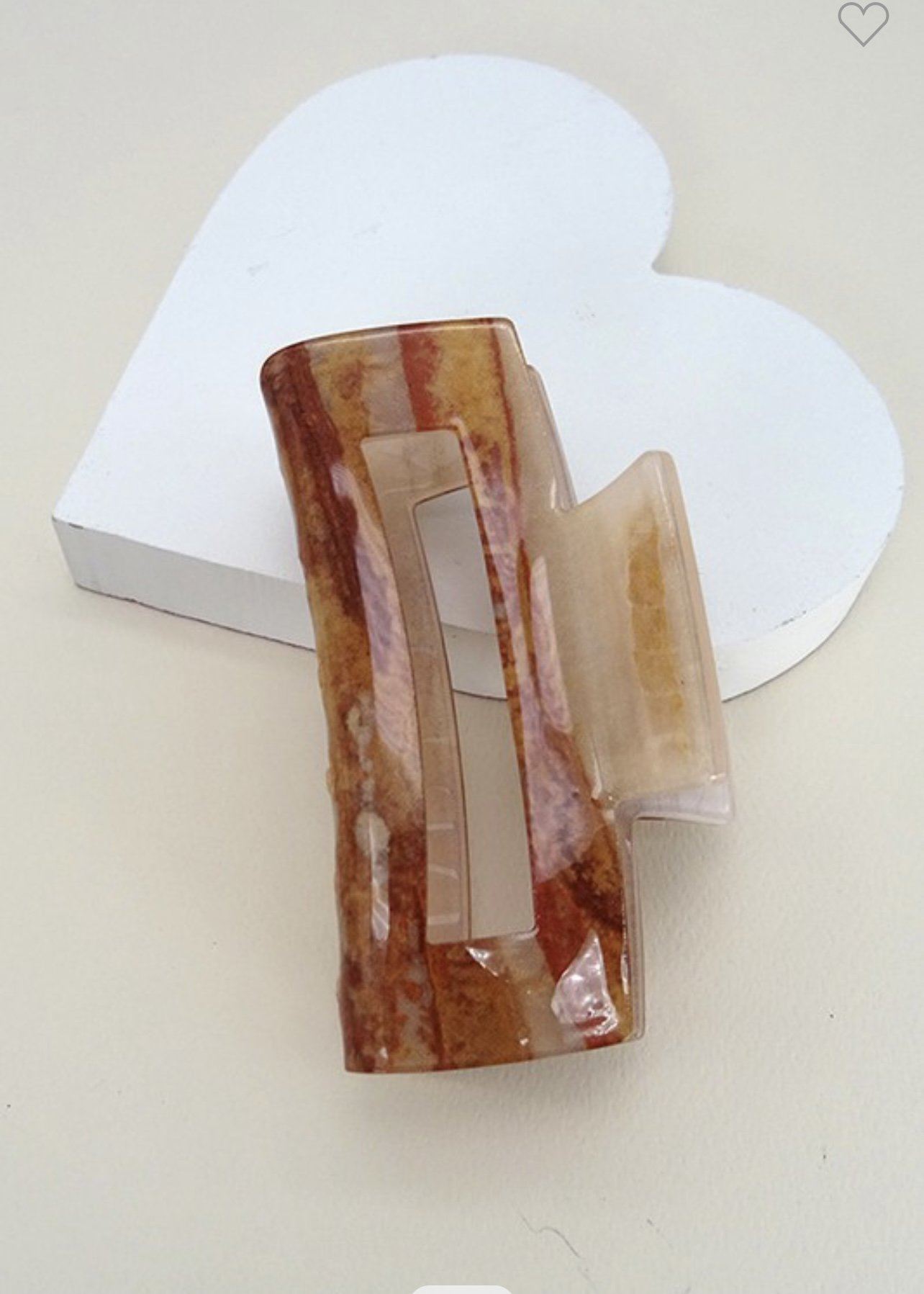 Marble Hair Claw Accessories 