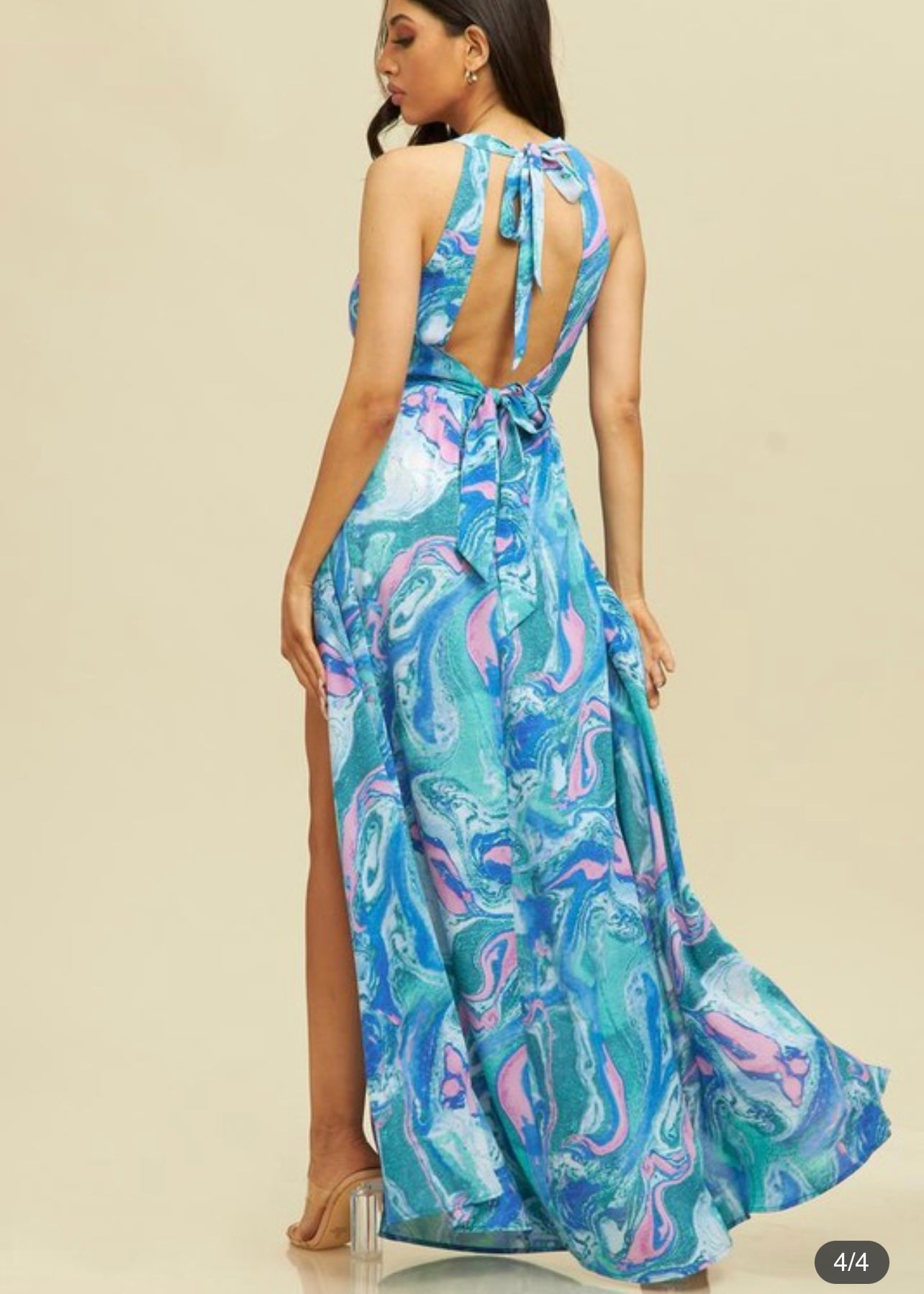 Marbled Lover Gown Dresses 