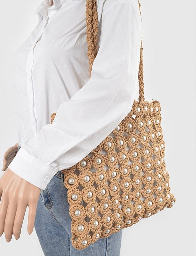 Pearl Woven Bag Accessories 