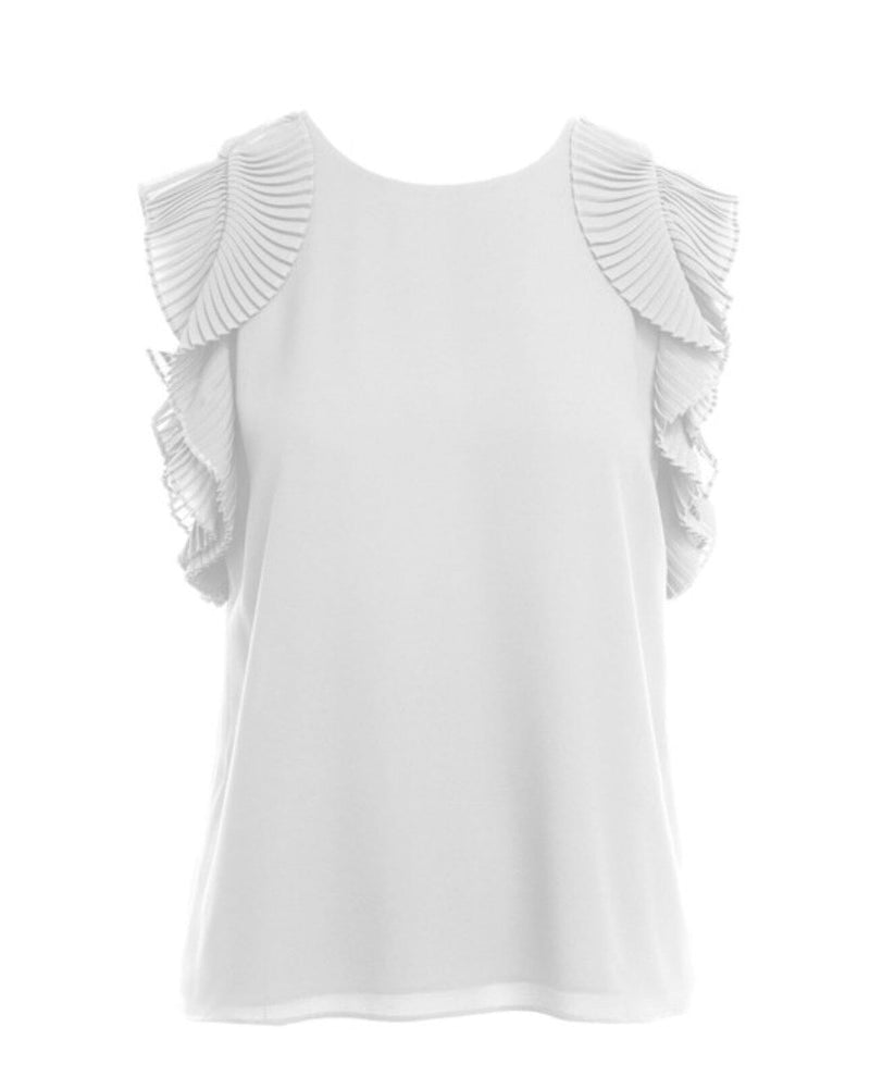 Pleated Perfected Top Top 