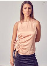 Reese Side Ruched Top Tops 