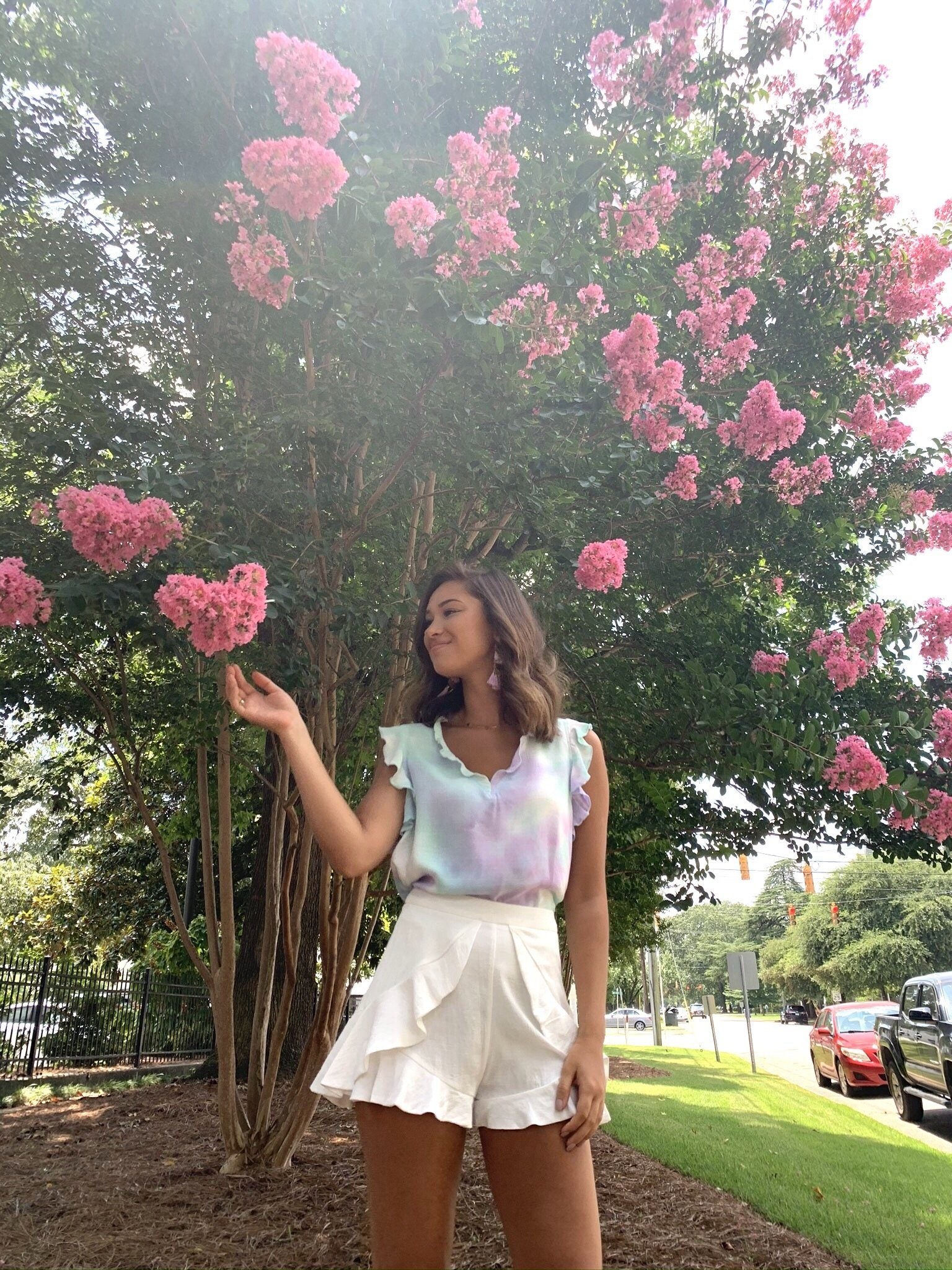 Rielly Ruffle Shorts Bottoms 