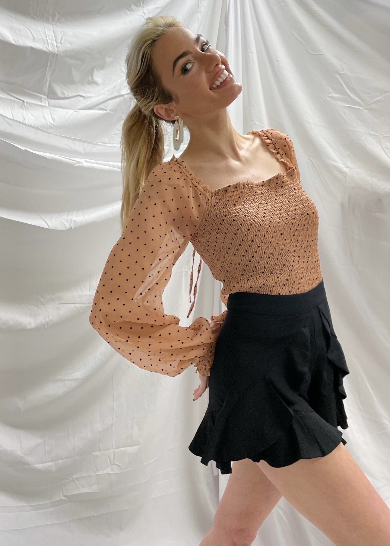 Rielly Ruffle Shorts Bottoms 