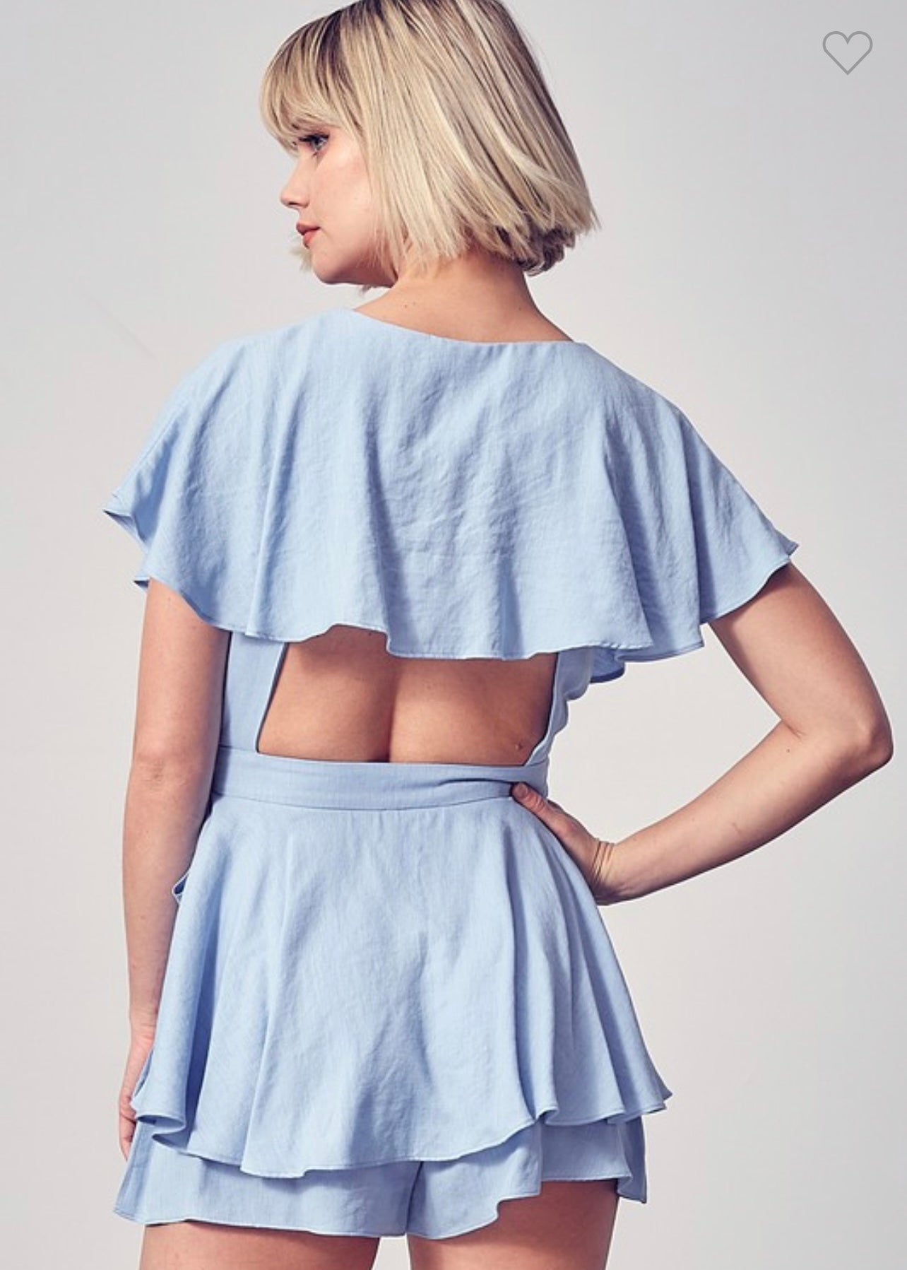 Seafoam Frills Romper Bottoms 