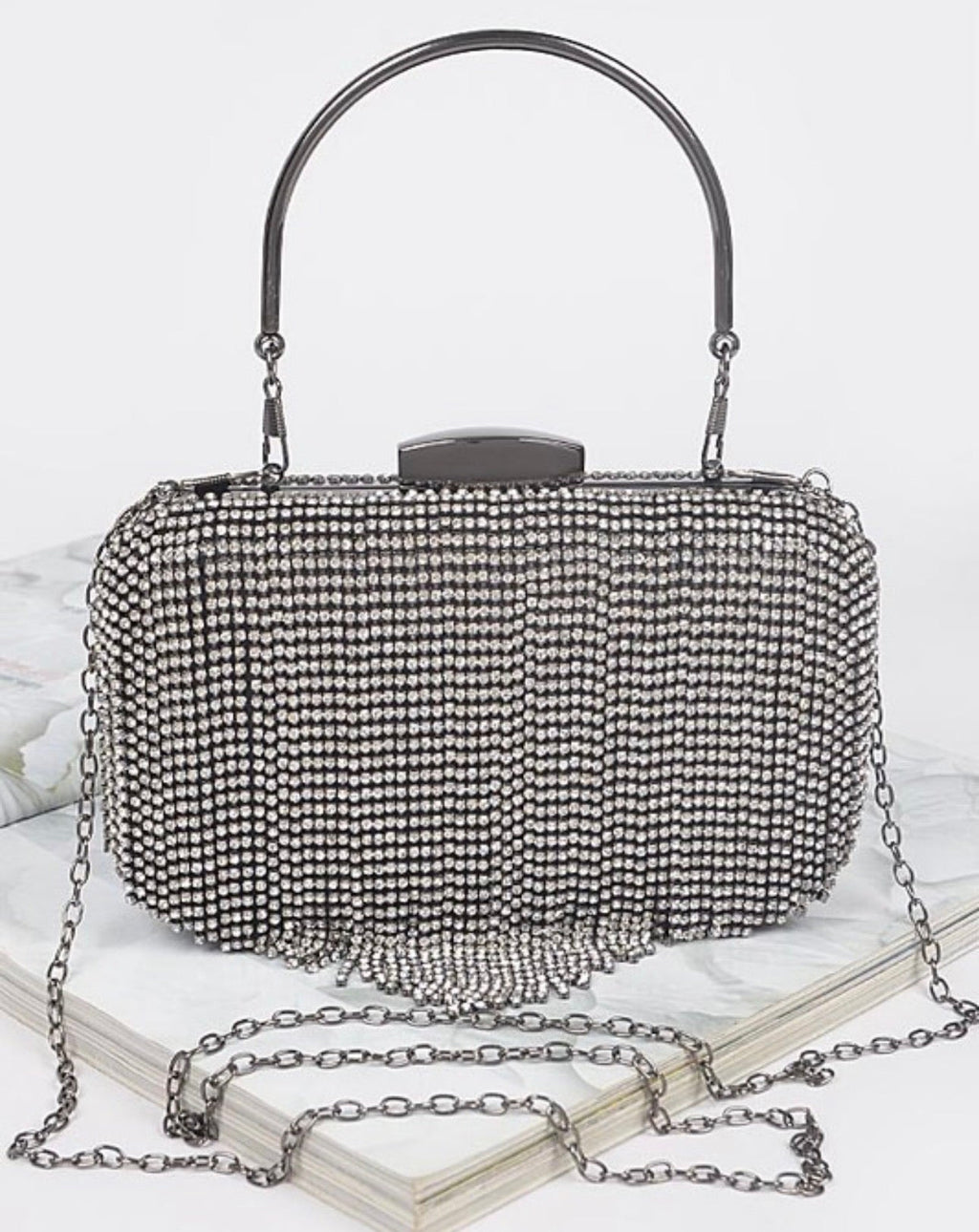 Pearl and Straw Clutch – My-Kim Collection