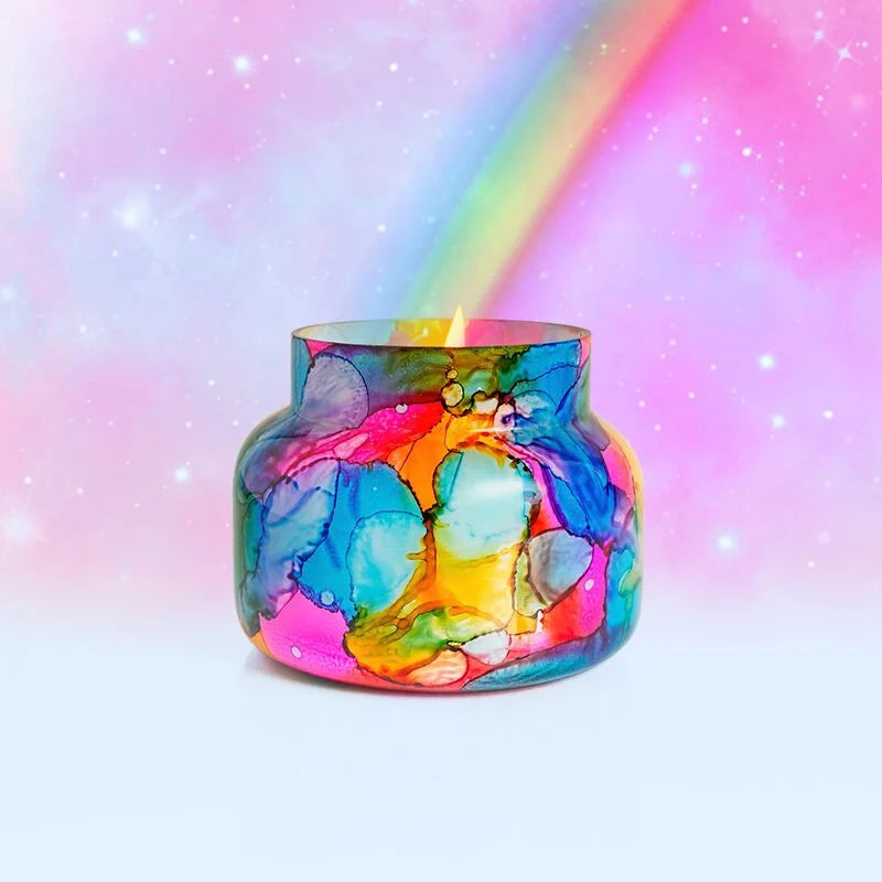 Volcano Rainbow Watercolor Signature Jar, 19 oz Accessories 